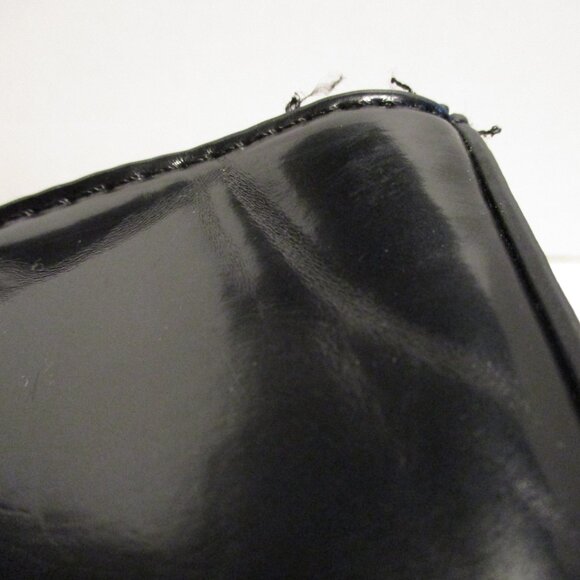 Steve Madden NEW Woman Small Black Red Gold Tone Magnetic Top Strap Bag Purse - Picture 11 of 13